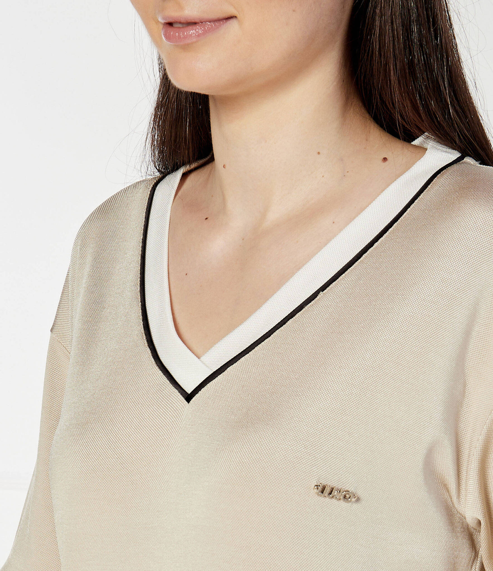 Блузка Liu Jo Sport - бежевый(TA4247 J4654)