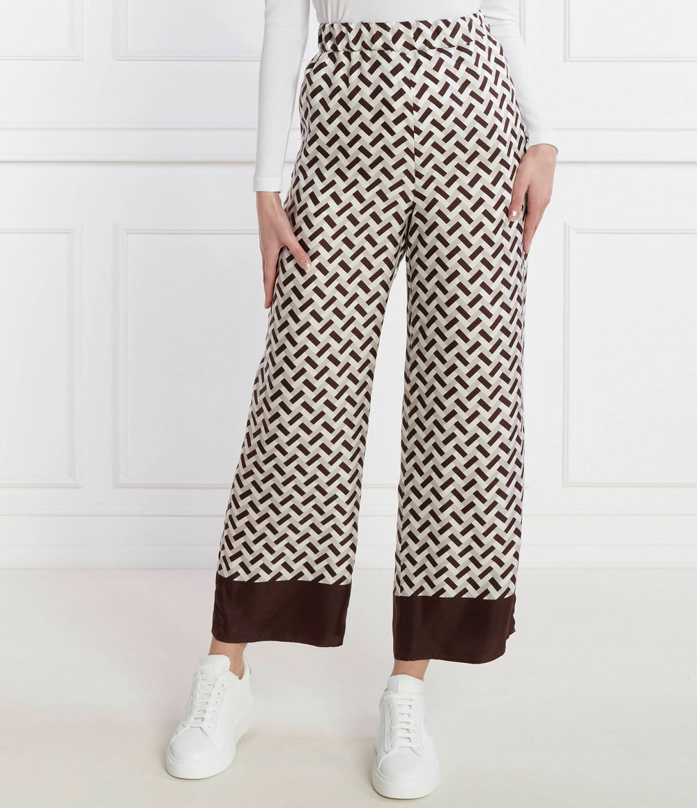 Шелковые штаны STONE Max Mara Leisure - бежевый(161310176)