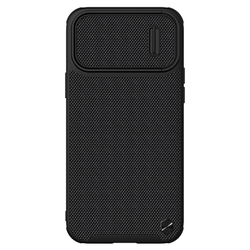 Чехол защитный для iPhone 13 Pro Max, Nillkin, серия Textured Case S (покрытие нейлонового волокна), полуавтоматическая механизм сдвижной шторки