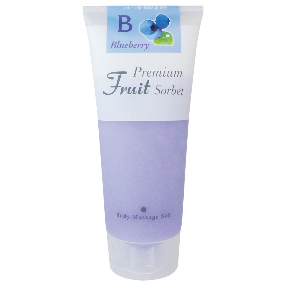 COSMEPRO Premium Fruit Sorbet Body Massage Salt Blueberry