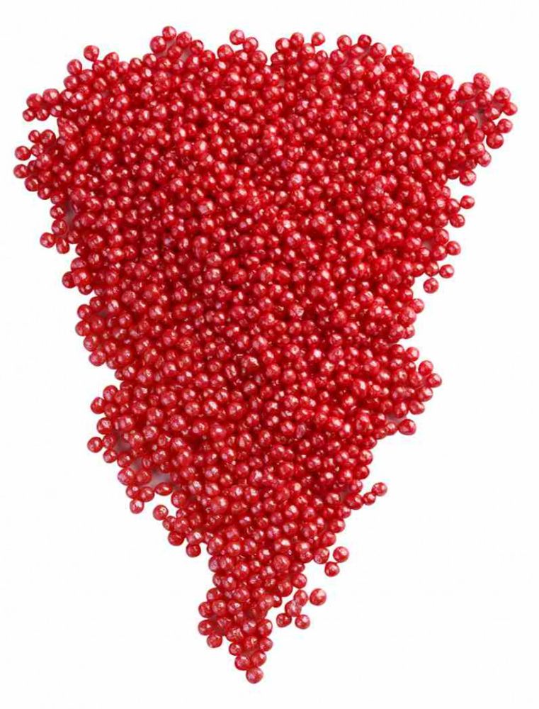 Драже МИКС №163 2 мм КРАСНЫЙ (Россия) 100г