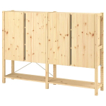Шкаф - IVAR IKEA/ ИВАР ИКЕА, 174х124 см , под беленый дуб
