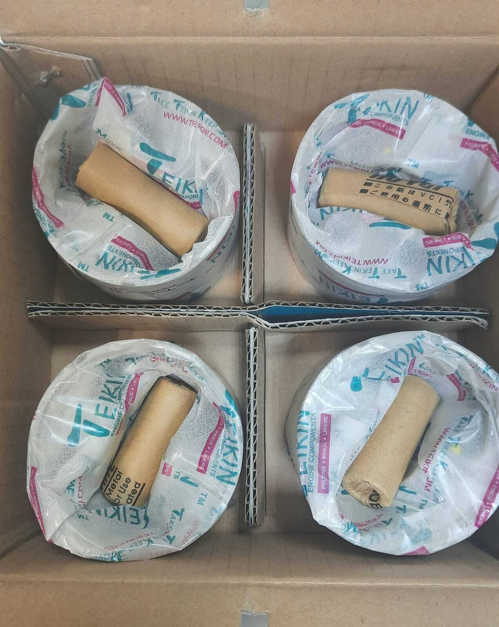 Поршни Teikin с кольцами TP +0.50 G4EA/G4EH