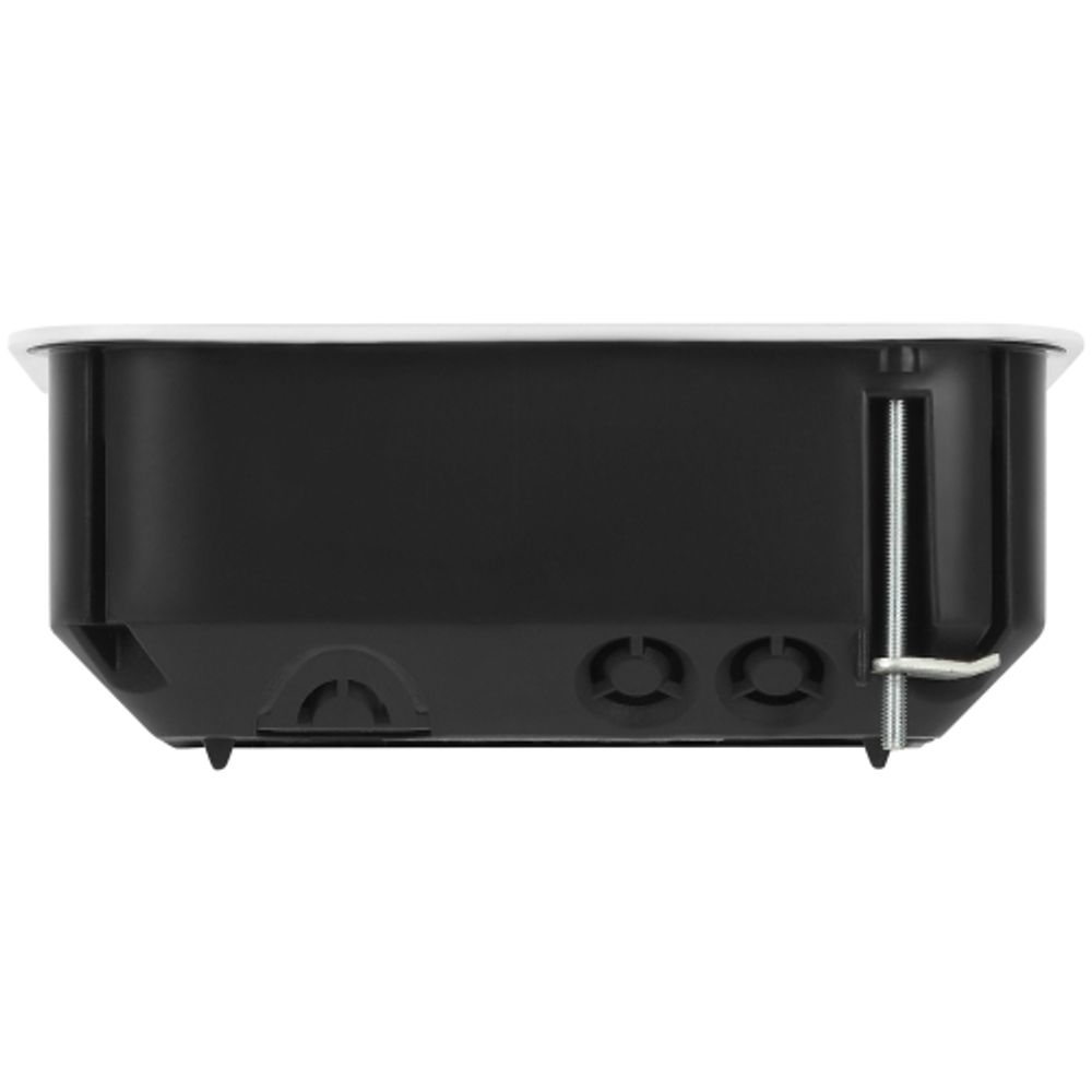 Распаячная коробка ЭРА KRP-115-115-45 СП черно-белая 115х115х45мм для полых стен металлические лапки крышка IP20