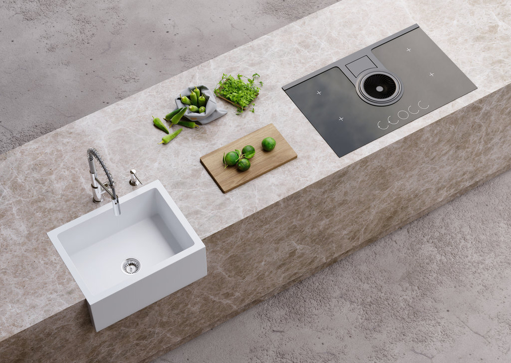 Мойка Omoikiri Mikura 61-WH Glossy Natceramic | Белый глянцевый