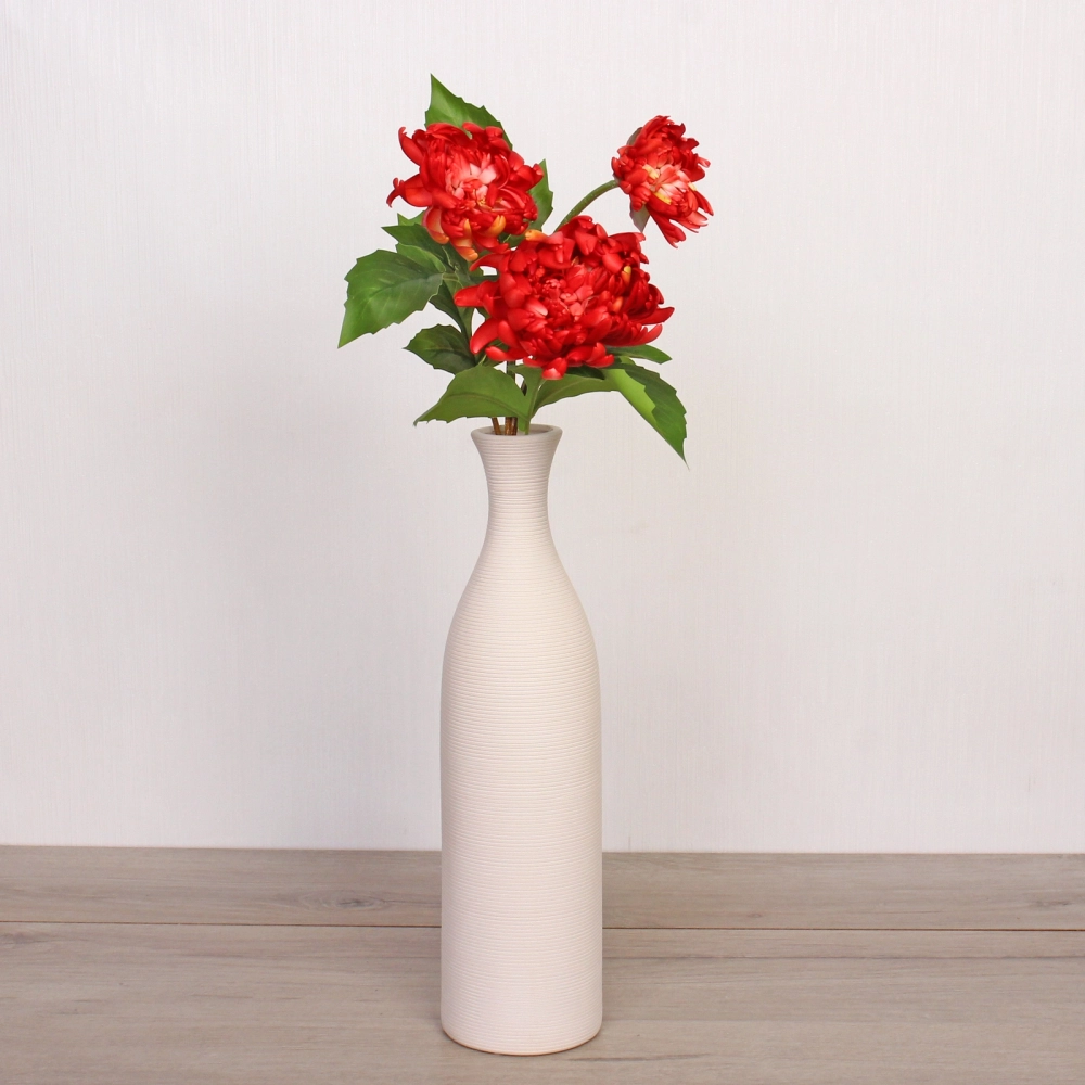 Цветок искусственный «Natur» 67см Пион красный