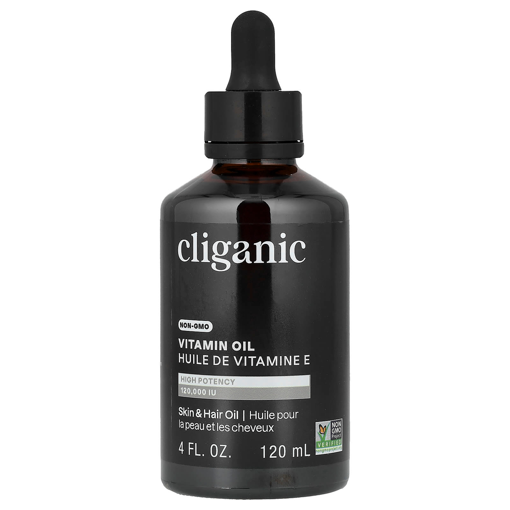 Cliganic, масло с витамином E, 120 мл (4 жидк. унции)