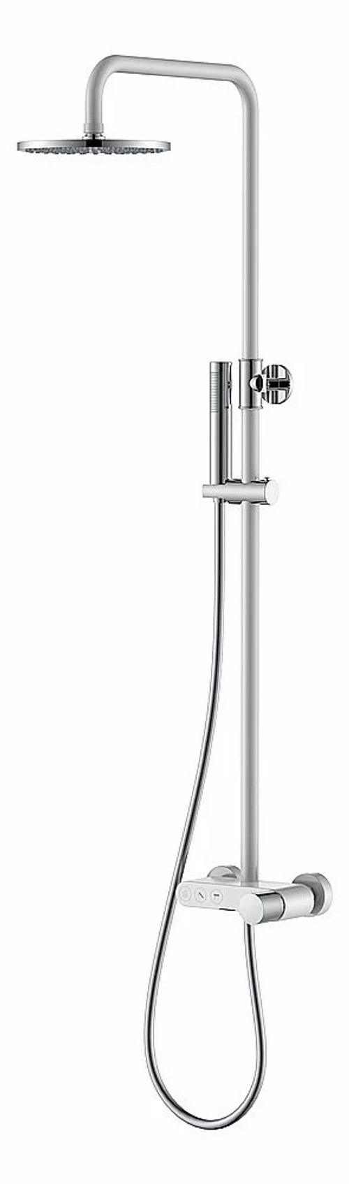 Душевая система Boheme STICK WHITE DIAMOND CHROME 128-WCR белый/хром