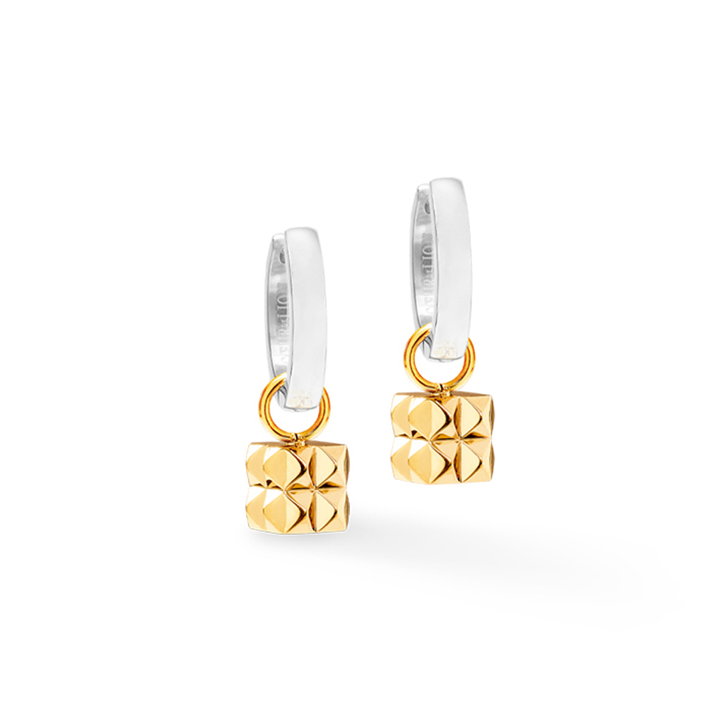 Серьги Coeur de Lion Silver-Gold 0160/21-1716
