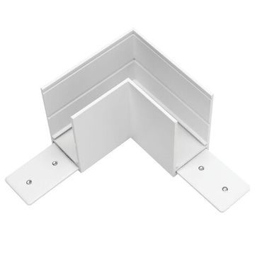 Соединитель L-образный горизонтальный 505126-ALU белый Teta PRO Lightstar