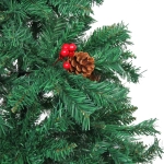 Ёлка «Финская» 180 см, ПВХ, шишки, ягоды (895 веток)