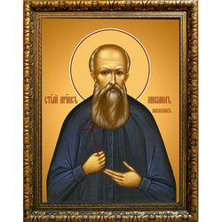 Михаил Новоселов мученик. Икона на холсте.