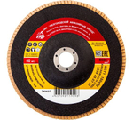 КРУГ ШЛИФ БАЗ КЛТ-1 ЛЕПЕСТКОВЫЙ ТОРЦЕВОЙ 180Х22ММ 16Н(Р80)