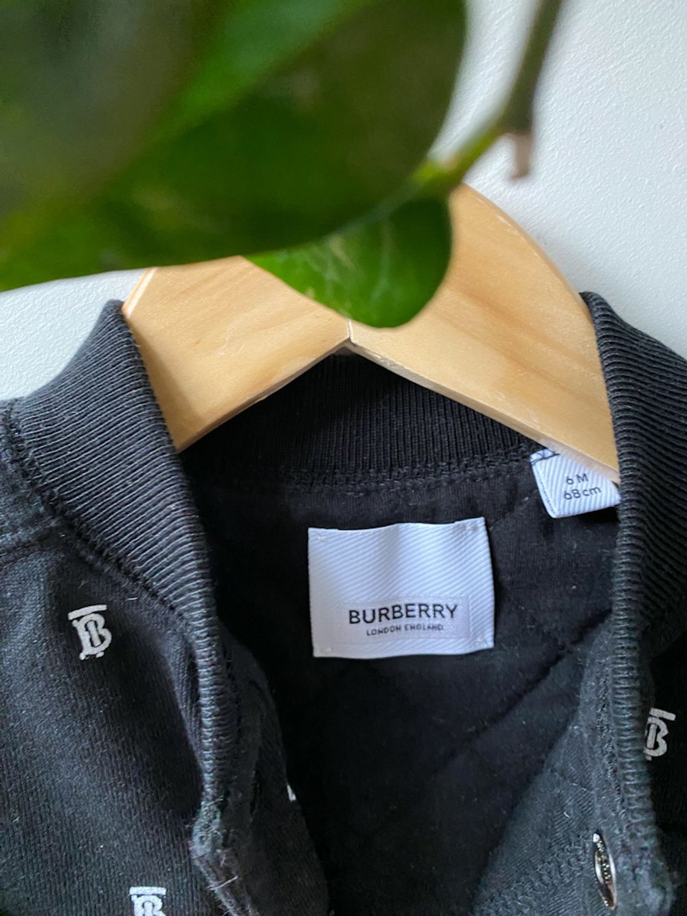 Хлопковый утепленный комбинезон Burberry, 68