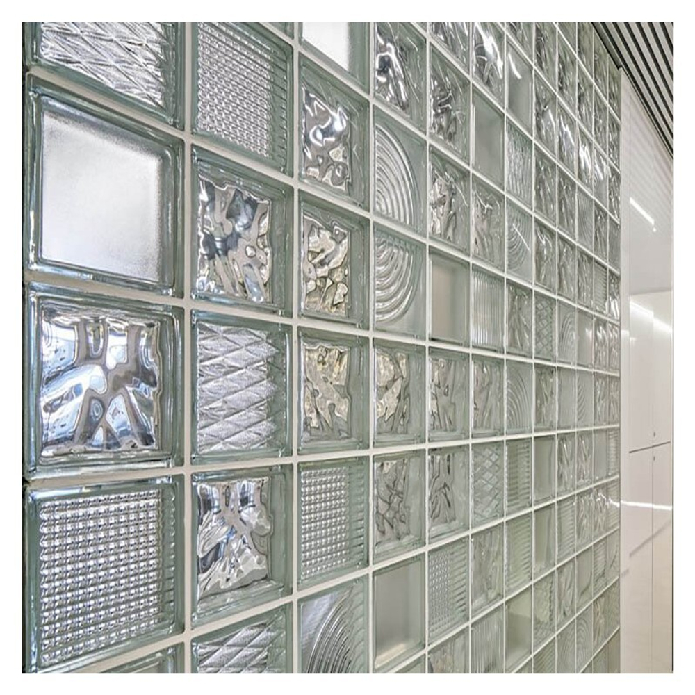 Стеклоблок бесцветный арктик  Vitrablok 19х19х8