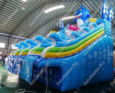 Водная горка для бассейна «Акулёнок», 8*6*8 м