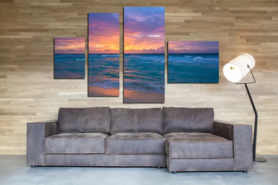 Модульная картина "Морское солнце"