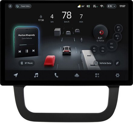 Магнитола Volkswagen Jetta 5 2005-2010 (климат 2) - Teyes CC4-PRO монитор 13" 2K QLED на Android 13, Snapdragon 778G, 8+128, AI, CarPlay, DSP, 4G SIM-слот