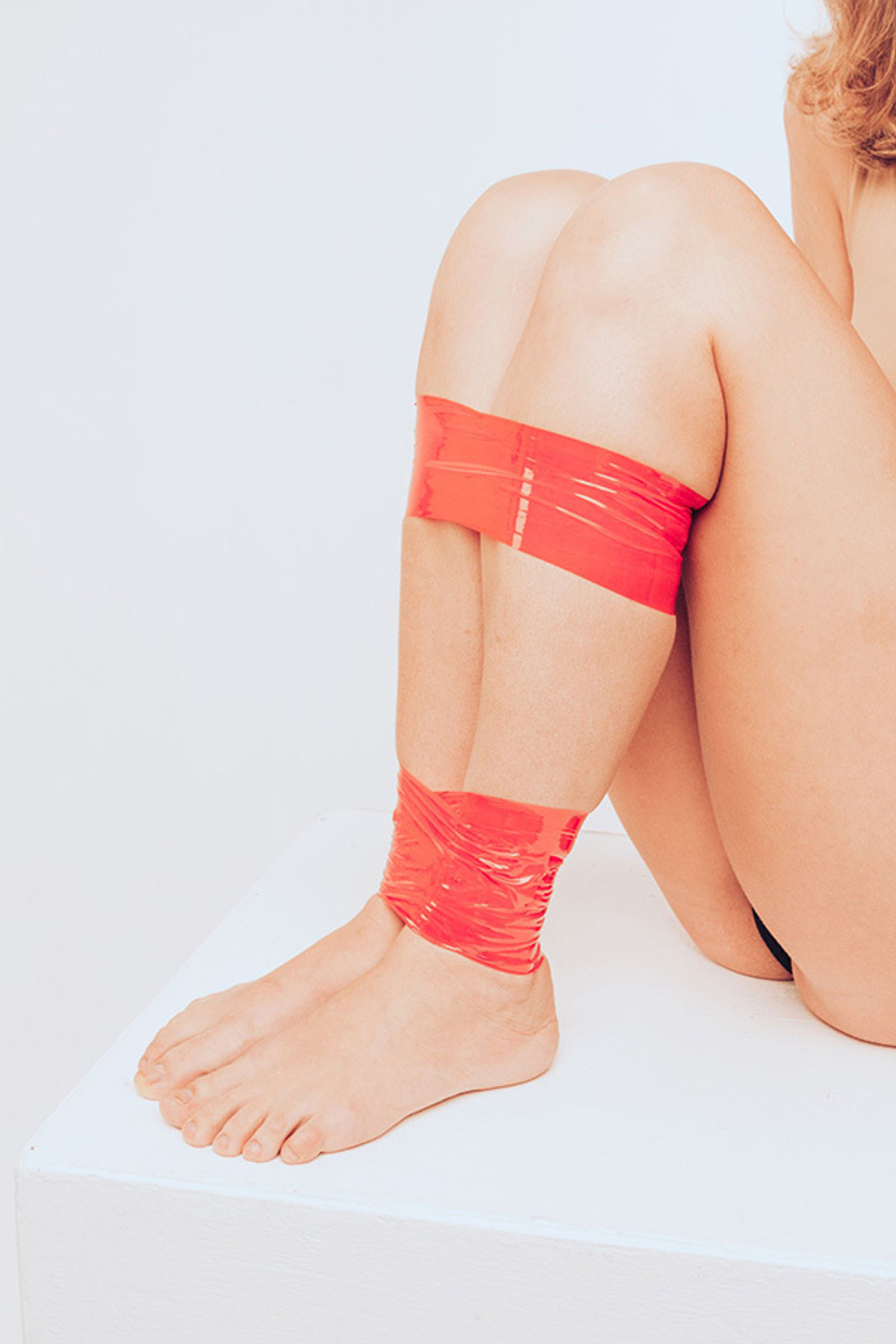 Красная бондажная лента (скотч) 150см Lola Games Vanilla Endorphin 1169-01lola