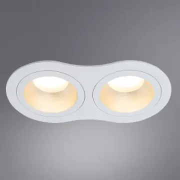 Встраиваемый светильник 2*GU10 A2161PL-2WH белый Alkes Arte Lamp