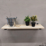 Настенные полки из натурального дерева в стиле Лофт