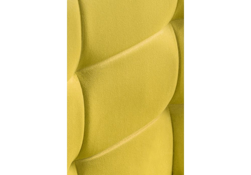 Стул на металлокаркасе Чилли белый / горчичный