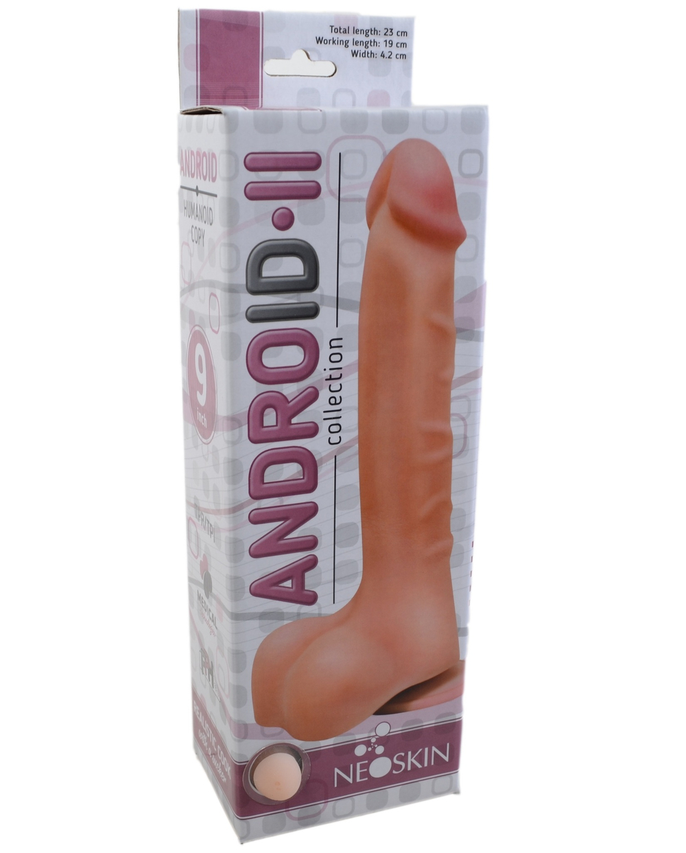 Фаллоимитатор реалистик Android Long киберкожа 24,5 см