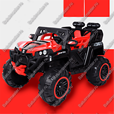 Детский электромобиль "LU Jeep" красный, стандартная комплектация
