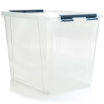 Контейнер универсальный с крышкой для хранения «ПРОФИ», прозрачный, 41*29,5*31,2см. 25л