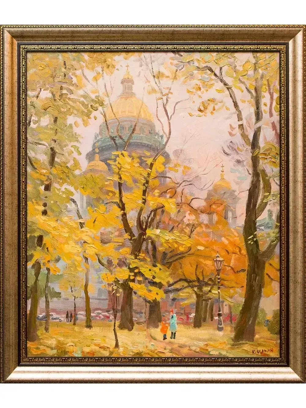 Картина маслом Осень Ильин