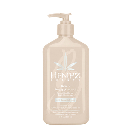 HEMPZ Молочко для тела увлажняющее Коа и Сладкий Миндаль 500мл / Koa & Sweet Almond Smoothing Herbal Body Moisturizer