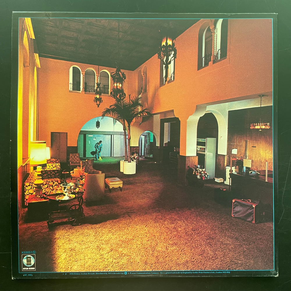 Eagles ‎– Hotel California (Англия 1976г.)