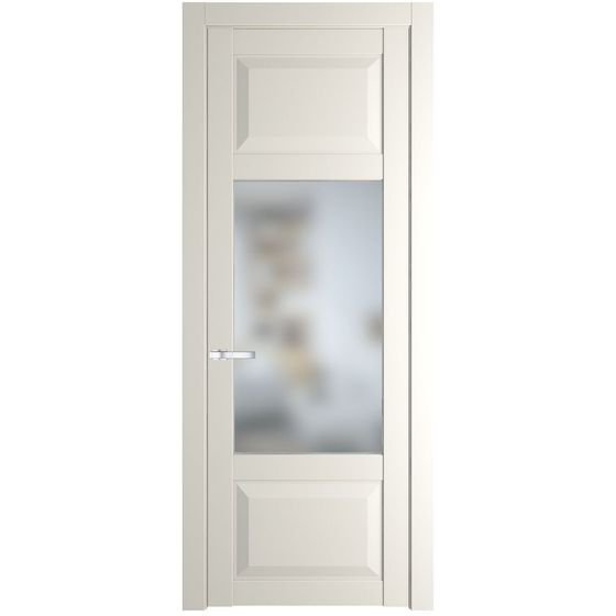 Межкомнатная дверь эмаль Profil Doors 1.3.3PD перламутр белый стекло матовое
