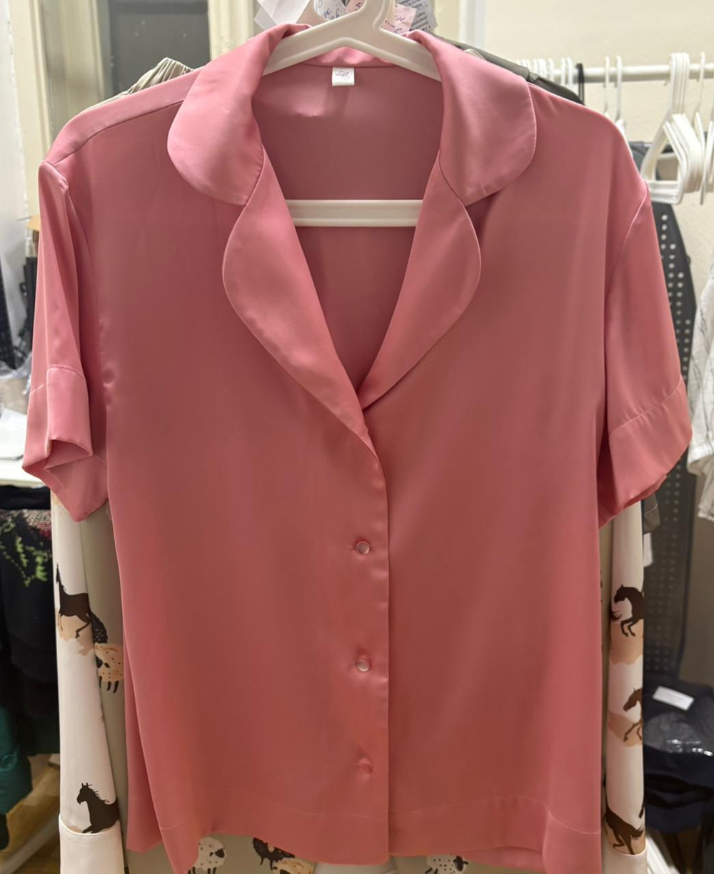 Блуза с коротким рукавом 42