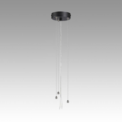 7753/L SN 535 Подвесное крепление для светильника QUANTUM LED металл/черный 1,5м QUANTUM