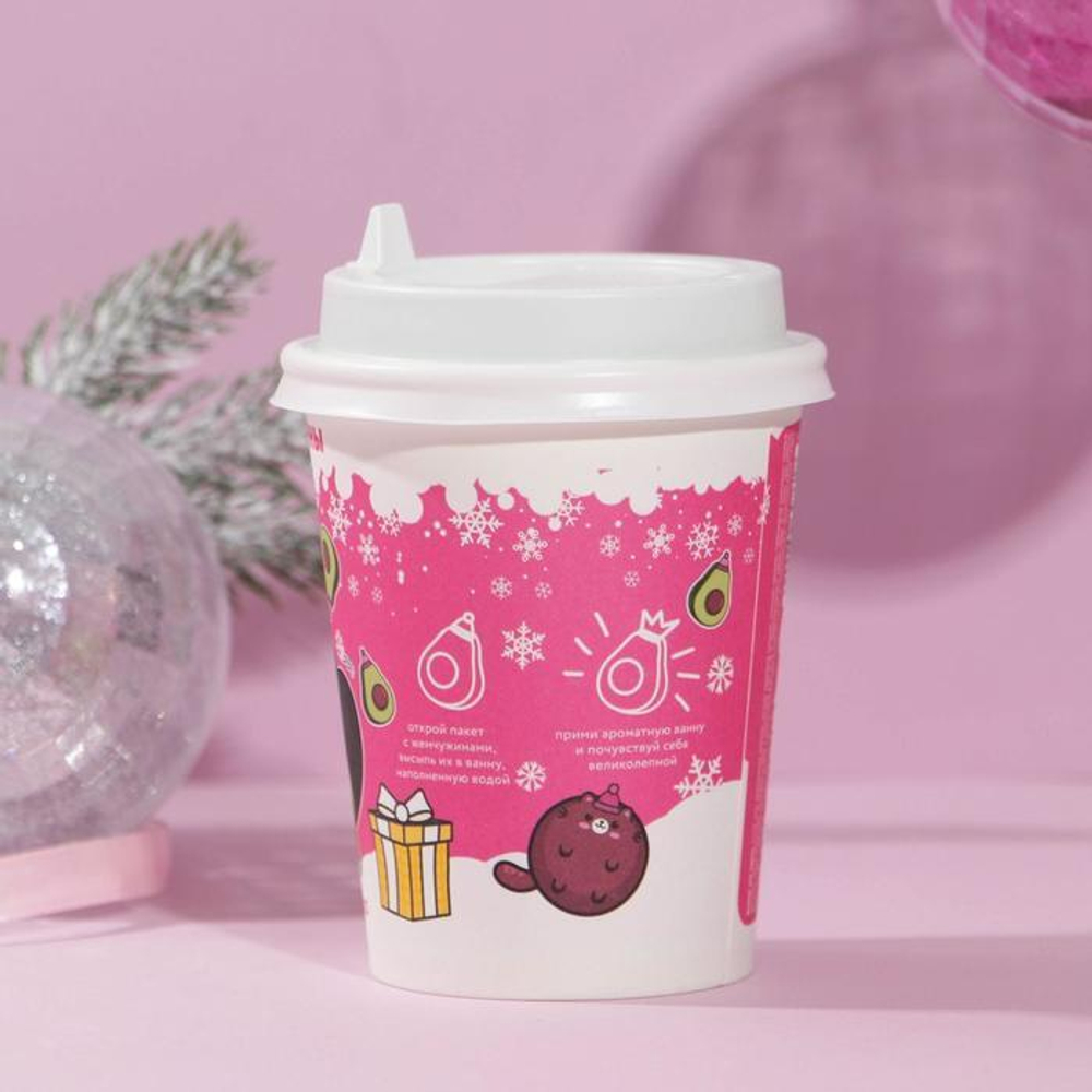 Соляной жемчуг для ванны «Снежного чуда!» с яблочным ароматом - 170 гр.