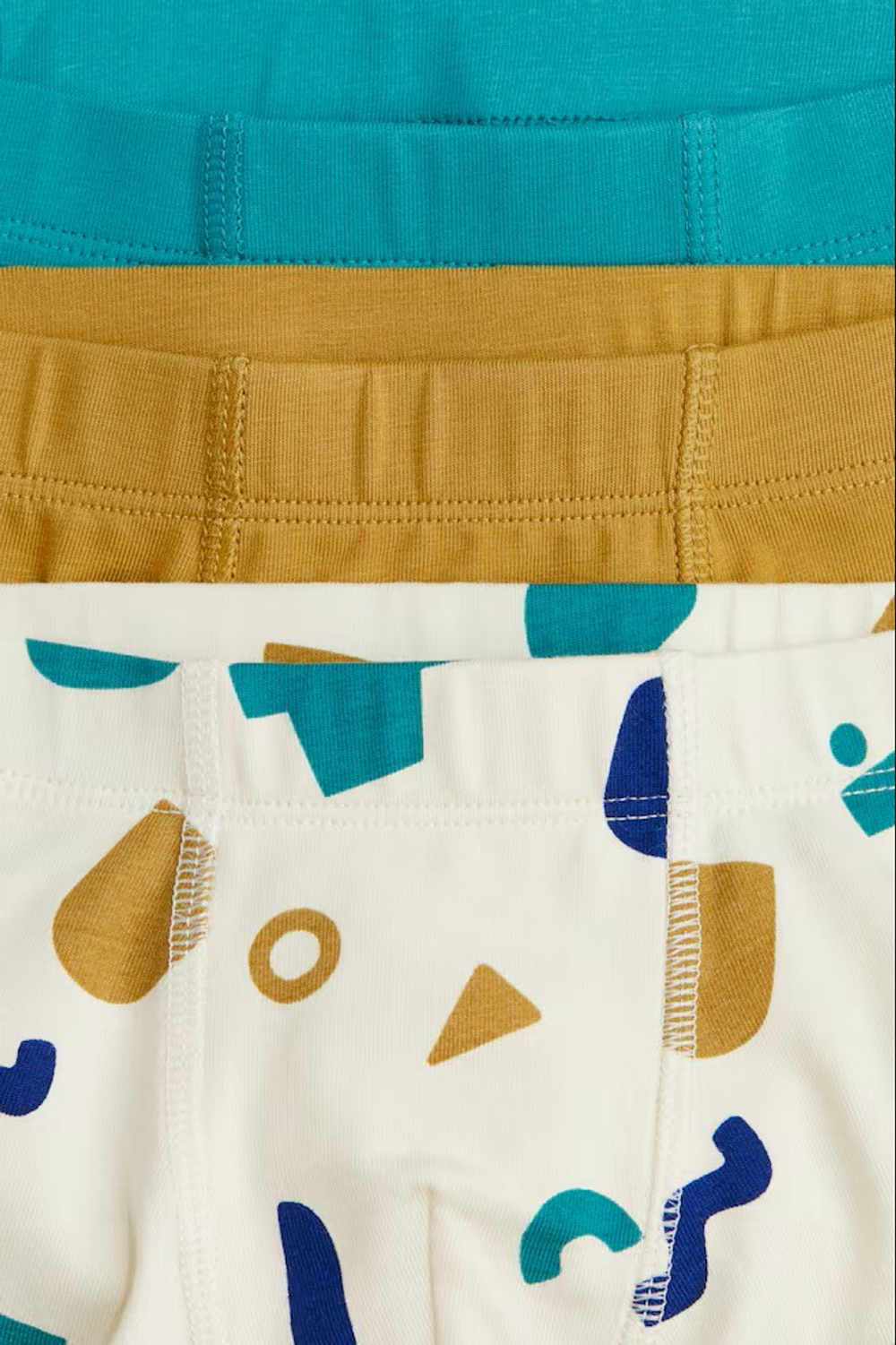 H&M Набор из пяти трусов-боксеров, бирюзовый