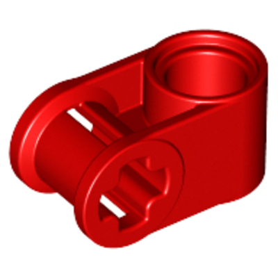 Lego 50шт Соединитель оси и штифта 2L перпендикулярный (красный) 6536 / 4118881 / 4188298 / 6261373