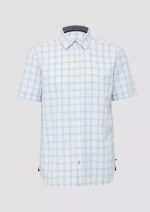 Рубашка с коротким рукавом в клетку и нагрудным карманом s.Oliver