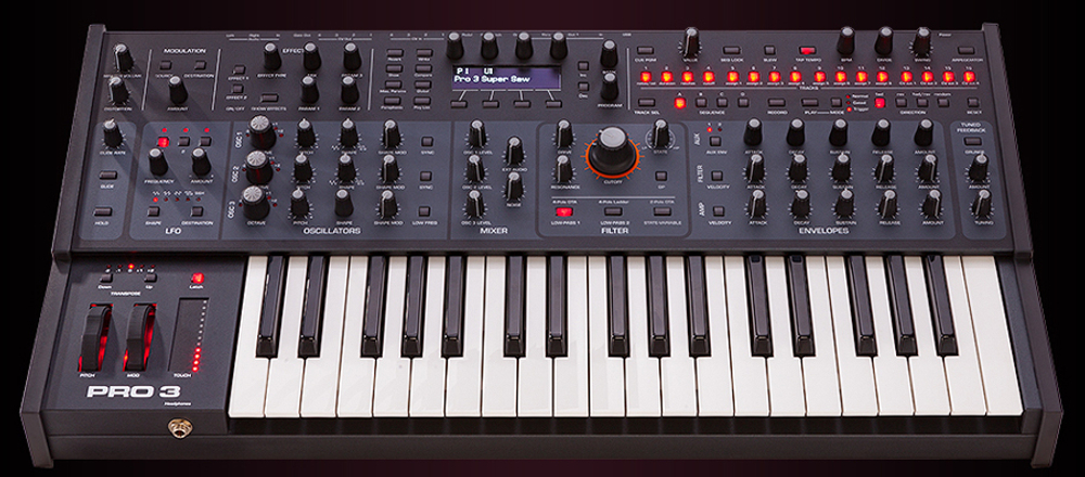 Аналоговый синтезатор Sequential PRO 3