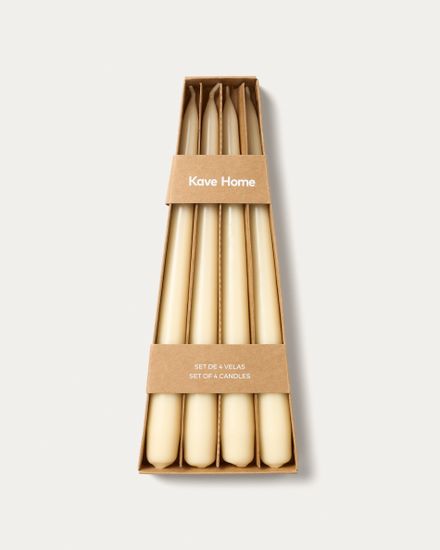 Набор Talinen из 4 белых свечей