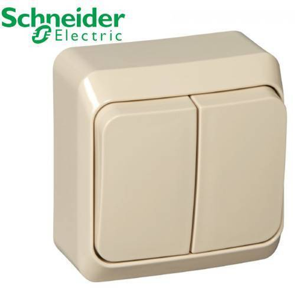 ВА10-002К Выключатель 2кл (крем) Этюд Schneider