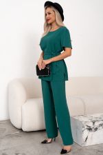 Костюм брючный (изумрудный) К11-90 Nikol