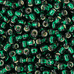 Японский бисер TOHO Round 8/0 (№36), с внутренним серебрением, прозрачный