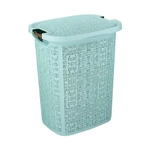 Корзина для белья БЯЗЬ 30л Морская волна