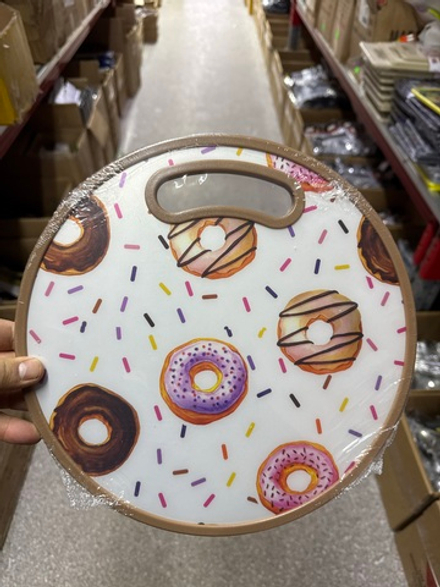 Доска кухонная пластиковая круглая ST-4191