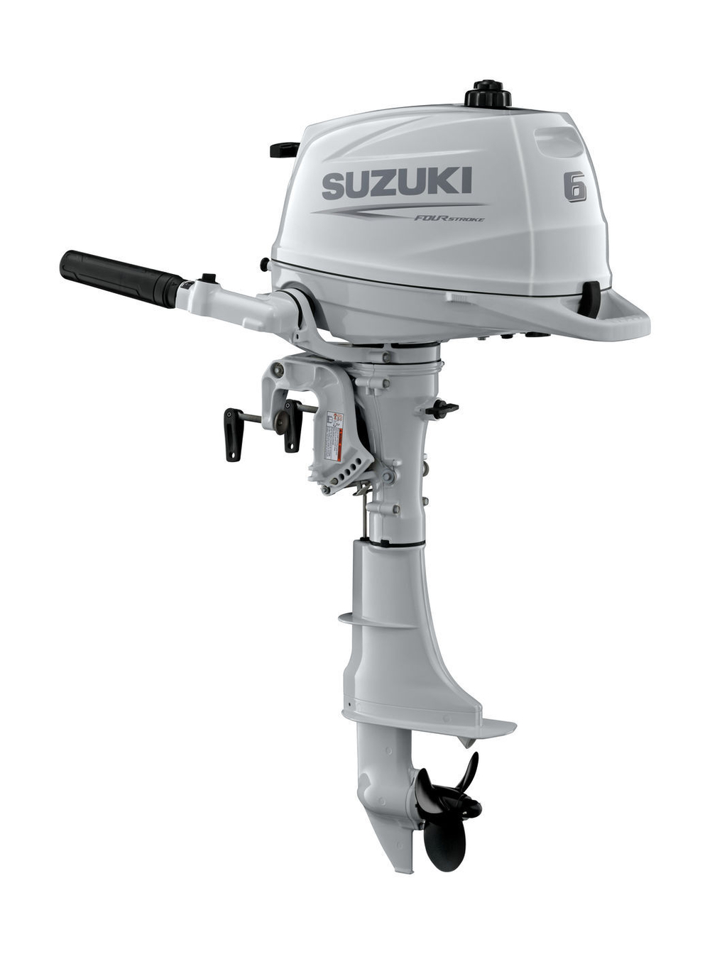 Мотор лодочный Suzuki DF6AS, белый