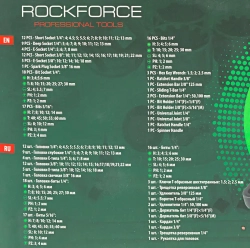 Набор инструментов 108 пр. 1/4''3/8''(6гр.)(4-22мм) RockForce##Rock FORCE RF-41082-5DS-м