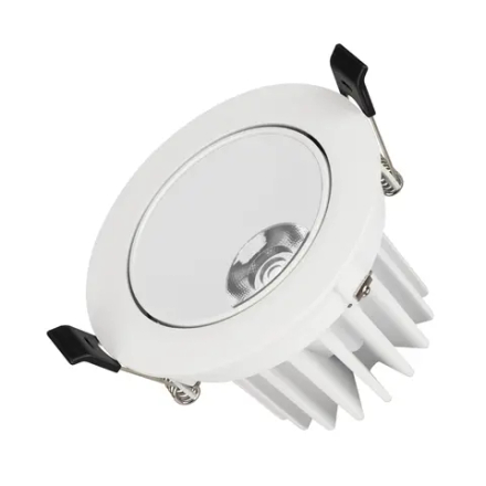 Светильник MS-FORECAST-BUILT-TURN-R102-12W Warm3000 (WH-WH, 32 deg, 230V) (Arlight, IP20 Металл, 5 лет) 037188(1)