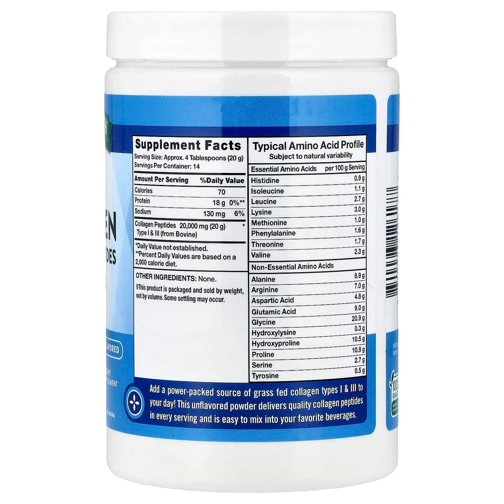 Nature's Truth, Ultra Collagen Powder, без добавок, 283 г (10 унций)